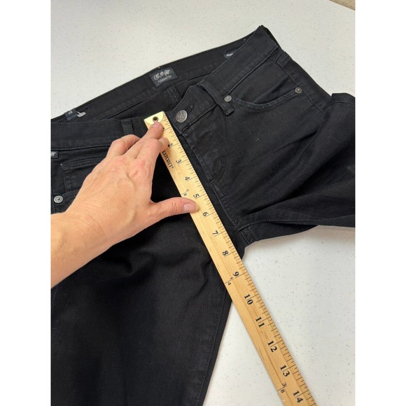 Citizen of Humanity Womens Phantom Skinny Jean Size 25 Black Crop Denim Low Rise - Picture 9 of 15